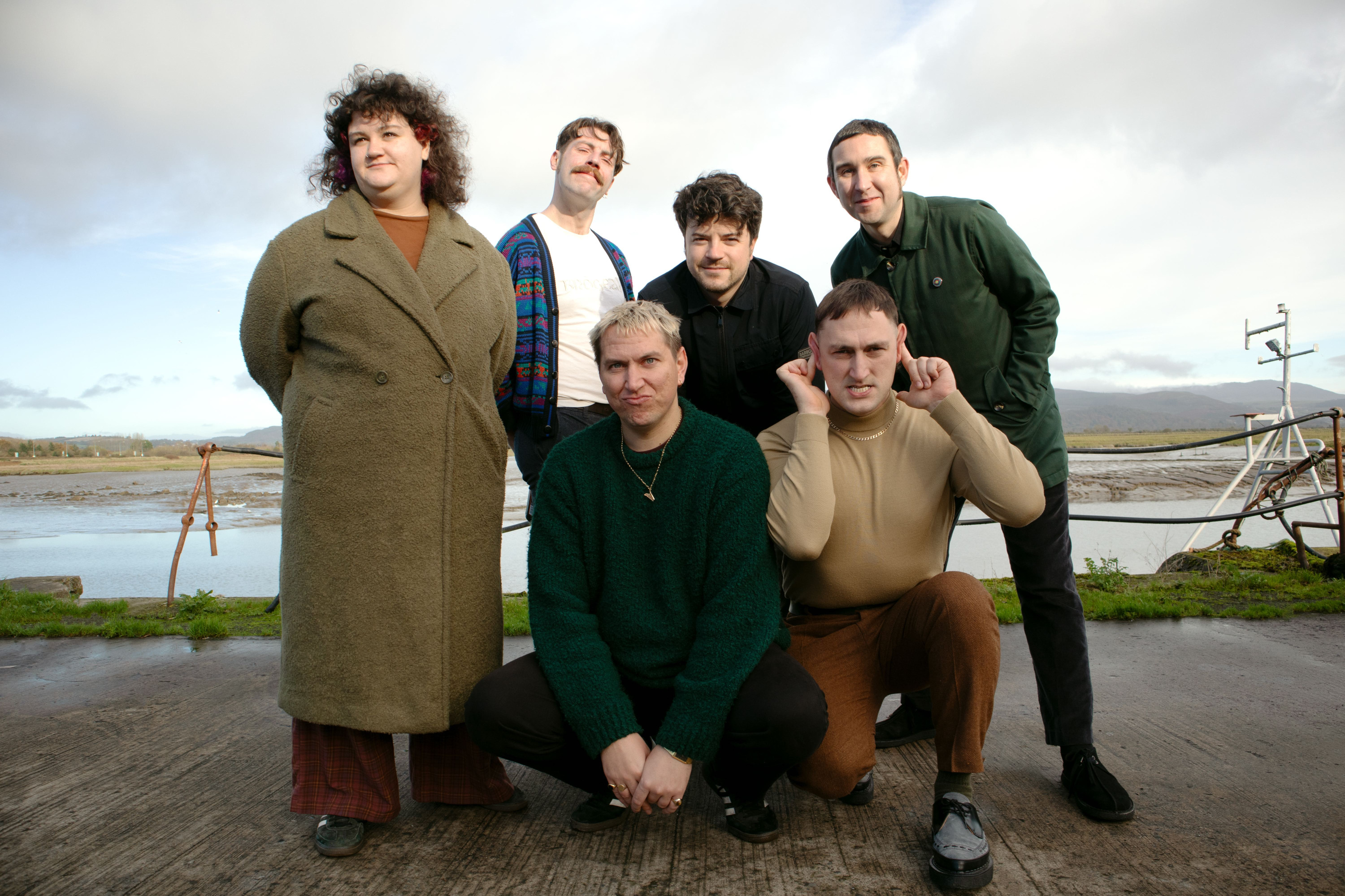 The Mary Wallopers — outdoor band portrait