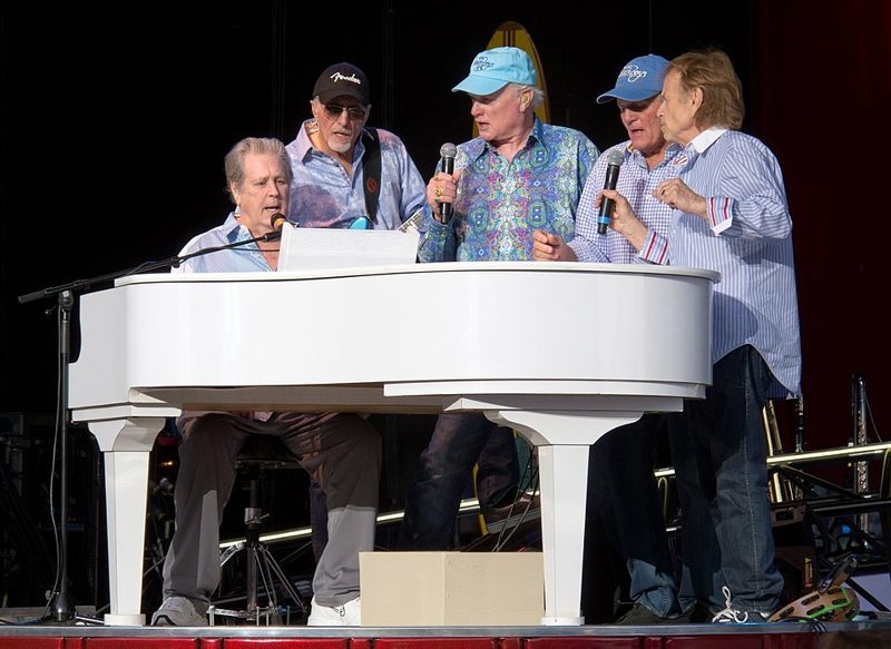 The Beach Boys performing together, May 2012